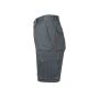 TWO-TONE MULTI-POCKET BERMUDA SHORTS, GREY/ORANGE, 56, VELILLA