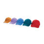 Impact AWARE™ 5 panel 280gr recycled katoenen cap, luscious red