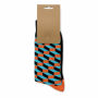 FUNNY L - Sokken met een grappig patroon - Oranje FUNNY L - Sokken met een grappig patroon - Oranje