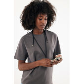 CarryLoop RCS rPET verstelbare lanyard met telefoonhouder, zwart