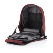 Bobby Hero Regular, anti-diefstal rugzak, rood, zwart