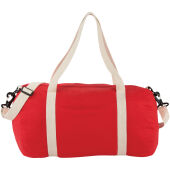 Barrel katoenen duffeltas 25L - Rood