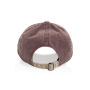 BEAU AWARE™ Washed 6 panel 270gsm cotton twill two tone cap, maroon