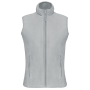 Bodywarmer van microfleece dames Snow Grey XS