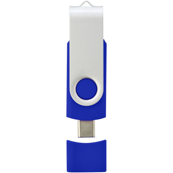 OTG draaiende USB type-C - Blauw - 8GB