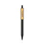 GRS RABS pen met bamboe clip, zwart