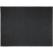 Suzy 150 x 120 cm deken van gebreid GRS-polyester - Zwart