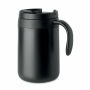 CAFETITO - Dubbelwandige mok koffiefilter - Zwart
