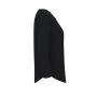 LADIES THREE QUARTER SLEEVE T-SHIRT, BLACK, XS, NEUTRAL