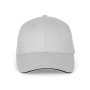 Orlando - 6 panel cap Snow Grey / Dark Grey One Size Orlando - 6 panel cap Snow Grey / Dark Grey One Size
