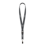 Afneembare polyester lanyard in Pantone-kleur met zeefdruk en bulldogclip Afneembare polyester lanyard in Pantone-kleur met zeefdruk en bulldogclip