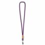 Polyester koord-keycord met bamboe plaatje