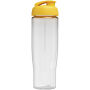 H2O Active® Tempo 700 ml sportfles met flipcapdeksel - Transparant/Geel