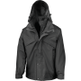 3-in-1 Zip And Clip Jacket Black S