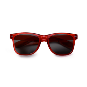 BARI doorschijnende zonnebril - rood