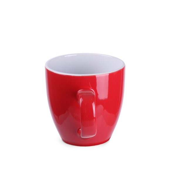 Beker Americano Small Duo 250ml rood/wit Beker Americano Small Duo 250ml rood/wit