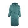 Bathrobe Hooded Petrol, 2XL/3XL, 420 gr/m²