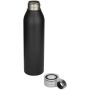 Grom 650 ml RCS gerecyclede roestvrijstalen waterfles - Zwart