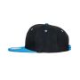 BRONX ORIGINAL FLAT PEAK SNAP BACK DUAL COLOUR CAP, BLACK/AZURE, One size, RESULT