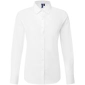 Ladies Recyclight® Long Sleeve Poplin Shirt, White, 3XL, Premier