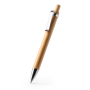 BAMBIK, Bamboe balpen met alumimium details - ecru BAMBIK, Bamboe balpen met alumimium details - ecru