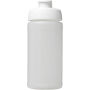 Baseline® Plus 500 ml sportfles met flipcapdeksel - Transparent/Wit Baseline® Plus 500 ml sportfles met flipcapdeksel - Transparent/Wit