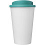Americano® Eco 350 ml gerecyclede drinkbeker - Wit/Aqua blauw