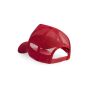 HALF MESH TRUCKER, CLASSIC RED/CLASSIC RED, One size, BEECHFIELD