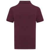 Bio180 piqué kinderpolo Wine 10/12 jaar