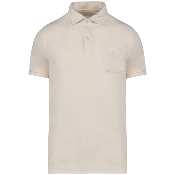 Ecologische badstof herenpolo Ivory XS Ecologische badstof herenpolo Ivory XS