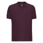 RUS Men Ultimate Cotton Polo, Burgundy, XS