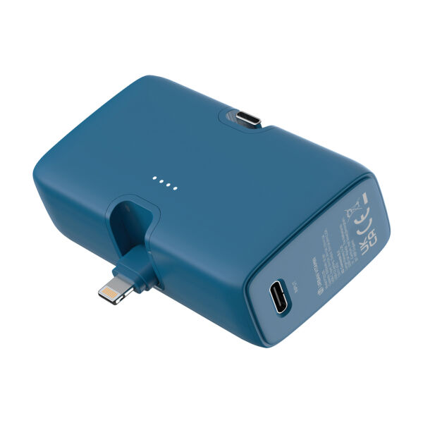 Urban Vitamin Los Angeles RCS rplastic 20W PD powerbank, blauw Urban Vitamin Los Angeles RCS rplastic 20W PD powerbank, blauw