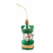 WHIRL - Houten carrousel ornament - Groen