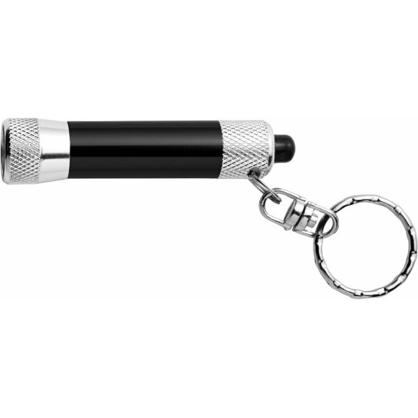 Sleutelhanger Audrey | Aluminium | LED - zwart Sleutelhanger Audrey | Aluminium | LED - zwart