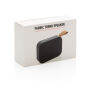 Fabric trend draadloze 3W speaker, zwart, zwart