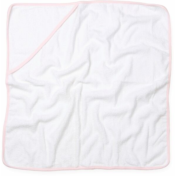 Babies' Badcape White / Pale Pink One Size Babies' Badcape White / Pale Pink One Size