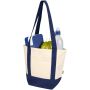 Sam 320 g/m² Mini-Tragetasche aus GRS recycelter Baumwolle - navy/natur