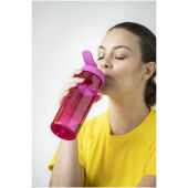 H2O Active® Base 650 ml sportfles met flipcapdeksel - Transparent/Paars
