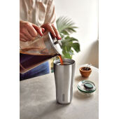 Black+Blum geïsoleerde reisbeker 600 ml, olijfgroen