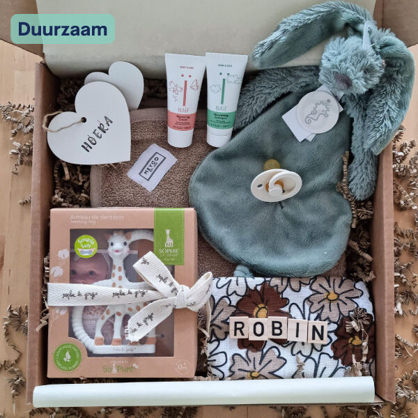 Kraamcadeau box I Large Groen