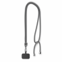 Crossbody, trendy duotone lanyard telefoonhouder van polyester