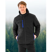 Black Compass Padded Winter Jacket - Black/Royal - 3XL