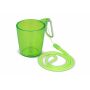 Festival shotglaasje with lanyard - Transparant / Donker Groen Festival shotglaasje with lanyard - Transparant / Donker Groen