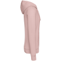 Ecologische uniseks sweater met capuchon Petal Rose XXS