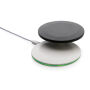 RCS gerecycled plastic 15W draadloze snellader, zwart RCS gerecycled plastic 15W draadloze snellader, zwart