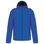 Men's lightweight hooded padded jacket Light Royal Blue 3XL