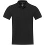 Emerald unisex Aware™ gerecyclede polo met korte mouwen - Zwart - XS