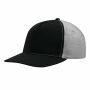 5-panel baseballcap UP TO DATE grijs, zwart