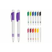 Balpen Tropic hardcolour - Wit / Zwart