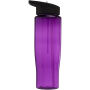 H2O Active® Tempo 700 ml sportfles met fliptuitdeksel - Paars/Zwart